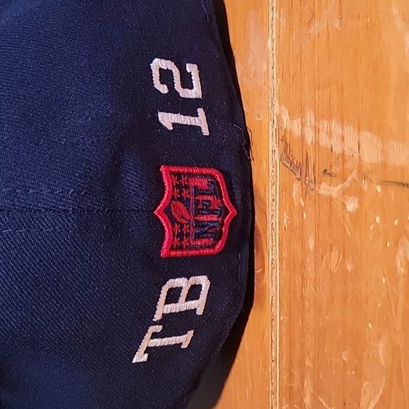 Tom Brady one of a kind custom hat 7 5/8 custom"TB 12" on back from Lids - Picture 3 of 4